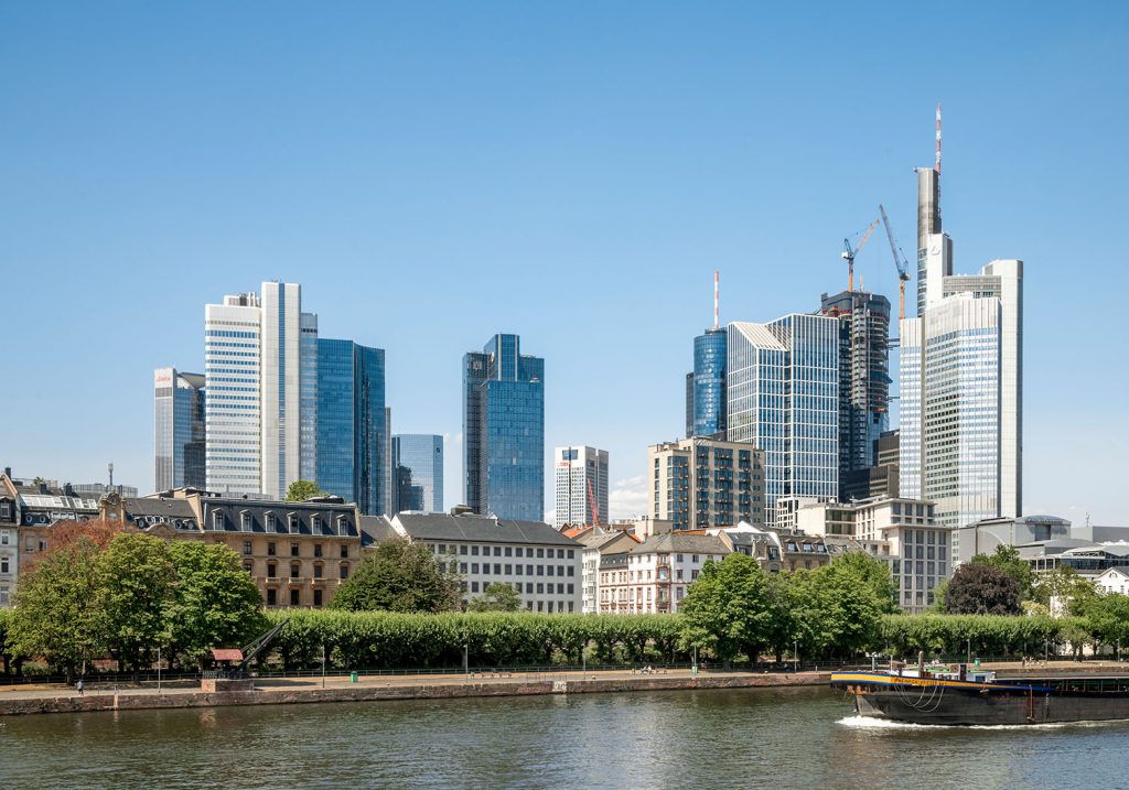 Silberturm Frankfurt Skyline